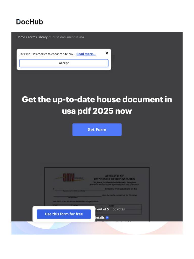 House Document in Usa - Fill Out & Sign Online - DocHub | PDF ...