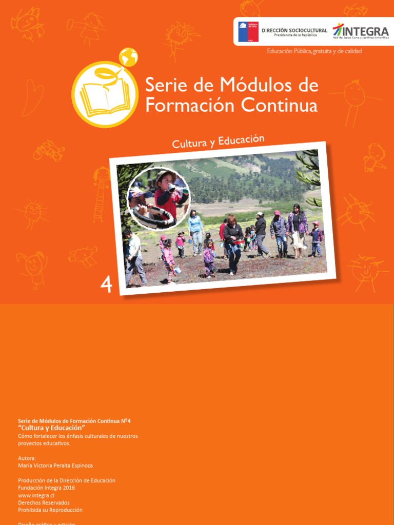 Modulo 4 Cultura y Educacion F | PDF | Educación de la primera infancia ...