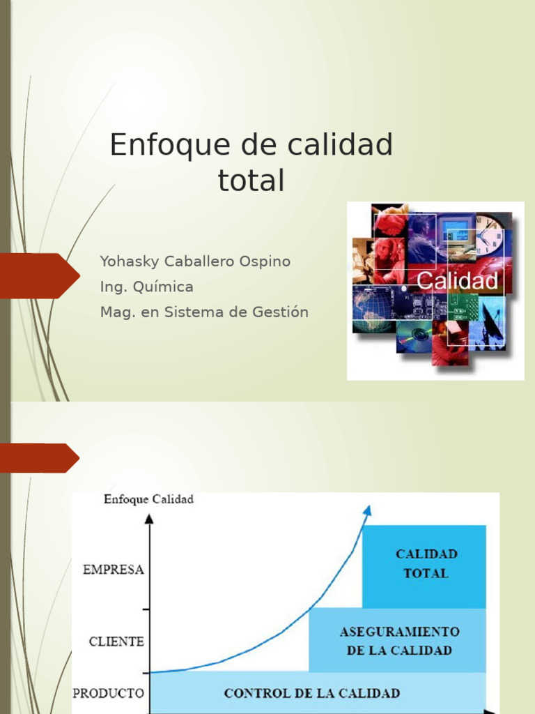 Enfoque de Calidad Total | PDF | Calidad (comercial)