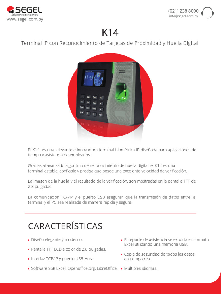Características: Terminal IP Con Reconocimiento de Tarjetas de ...