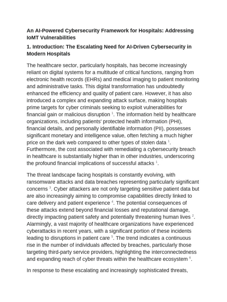 Project Ai Cybersecurity Framework Pdf Security Computer Security