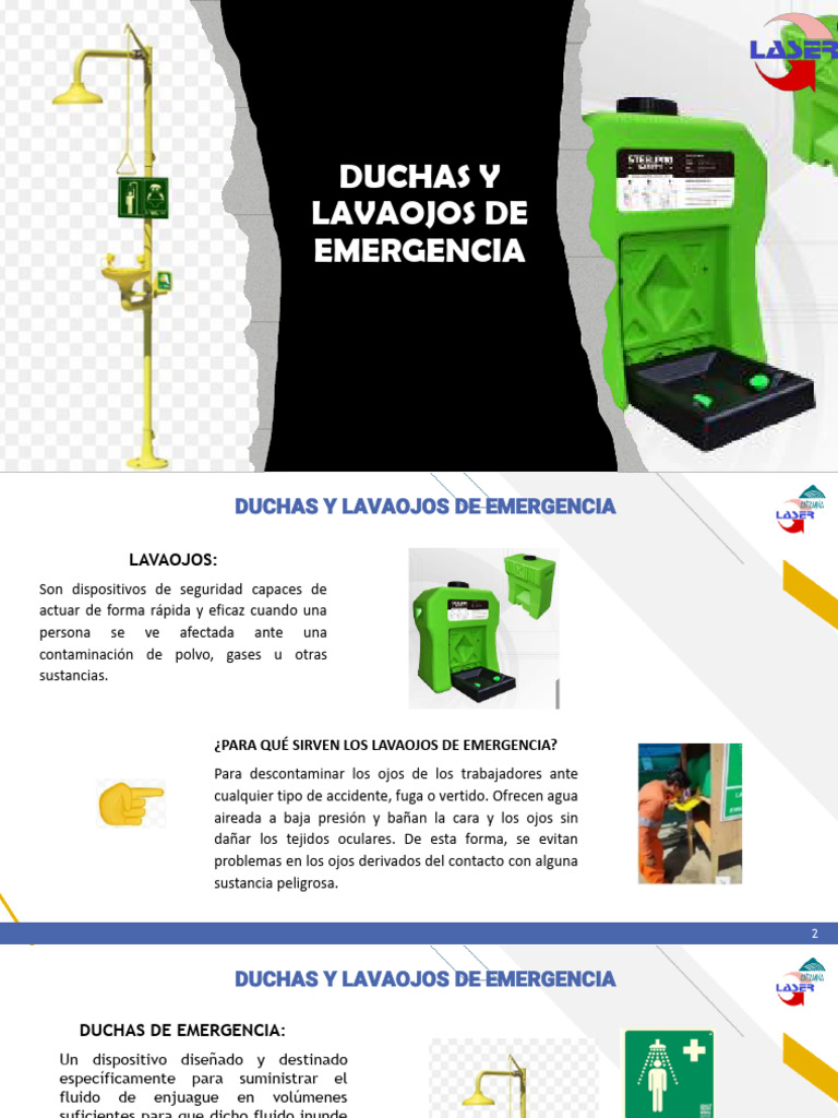 28.02 Duchas y Lavaojos Emergencia | PDF