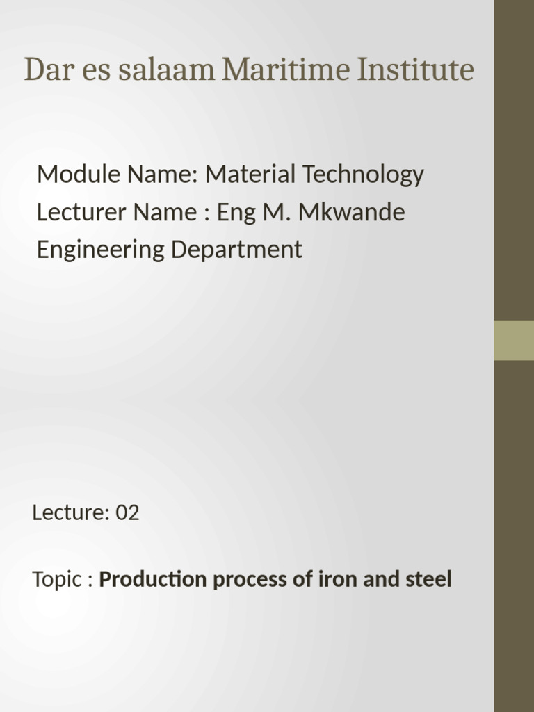 Iron and Steel Production Process Overview | PDF | Steel | Steelmaking