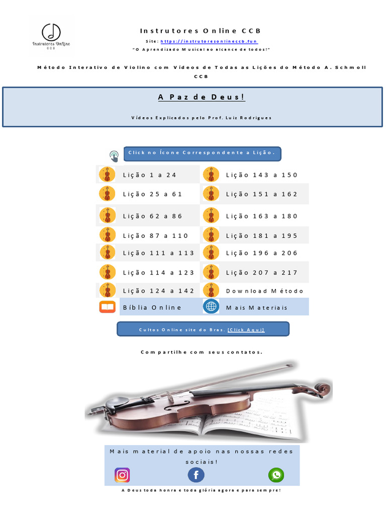 Método Interativo de Violino Online | PDF