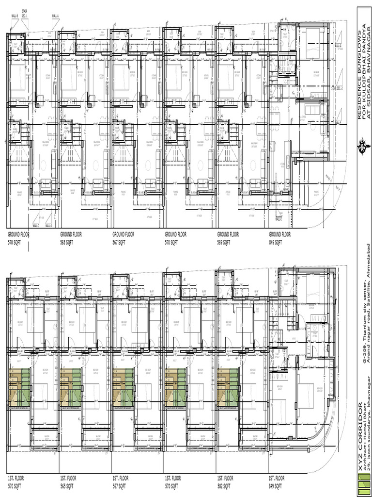 Residence Bungalow Floor Plan Details | PDF