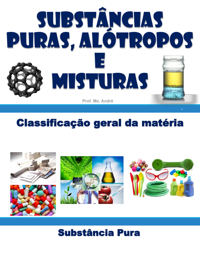Exemplos de Substâncias Puras | PDF | Substancias químicas | Mistura