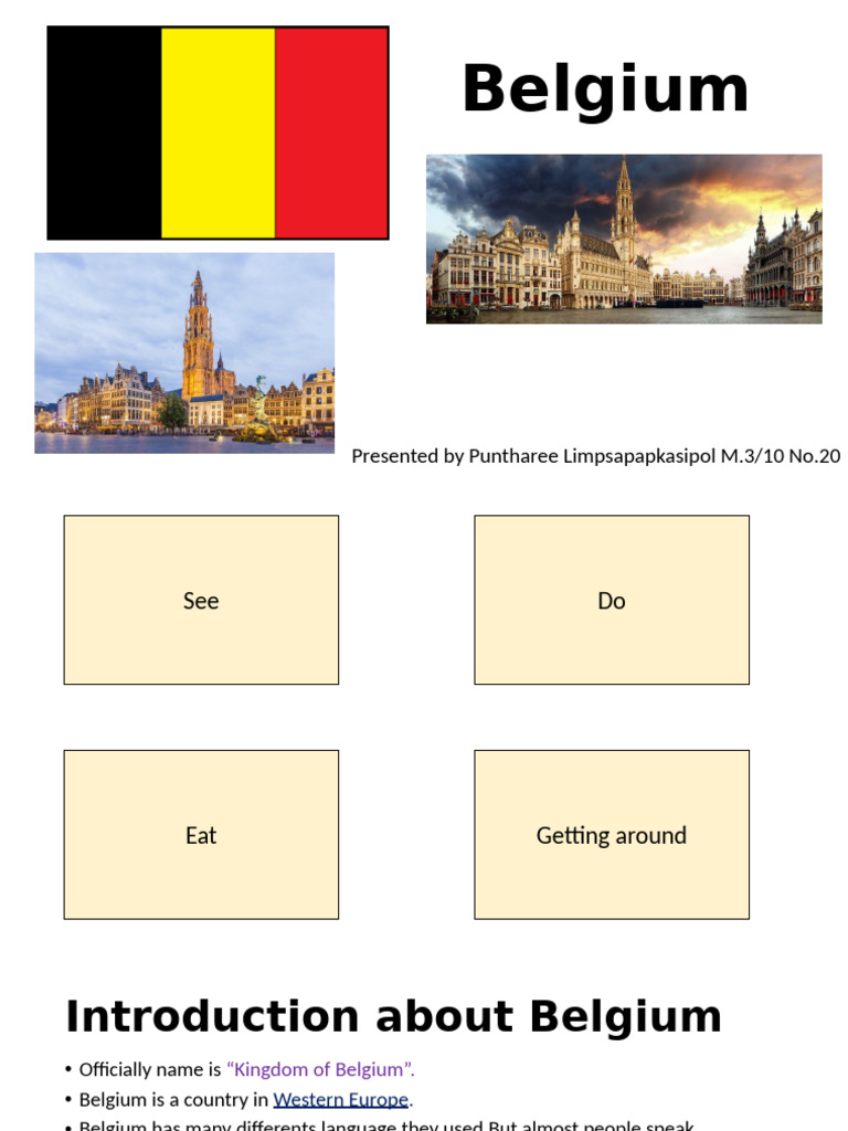 Introduction to Belgium's Highlights | PDF