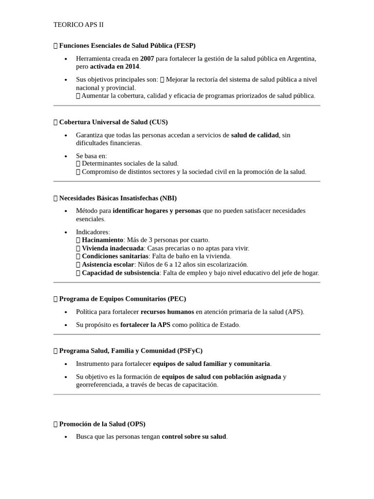 APS II y Semana Nacional de Salud 2025 | PDF | Cuidado de la salud ...