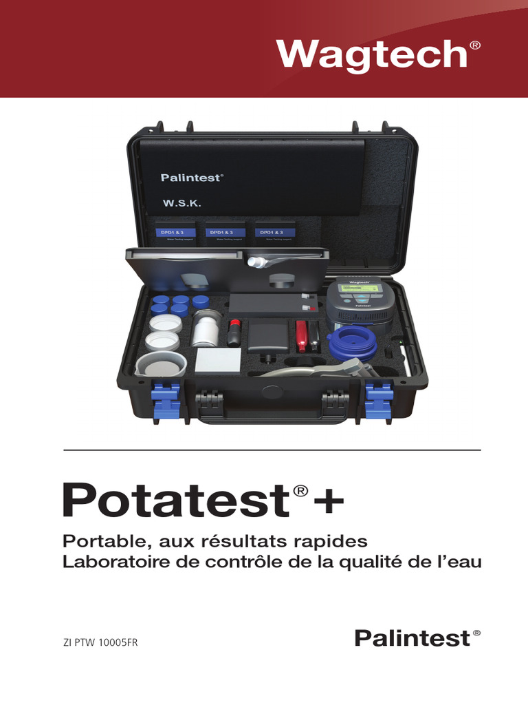 Kit d'analyse d'eau Potatest® + | PDF | Microbiologie | Filtration