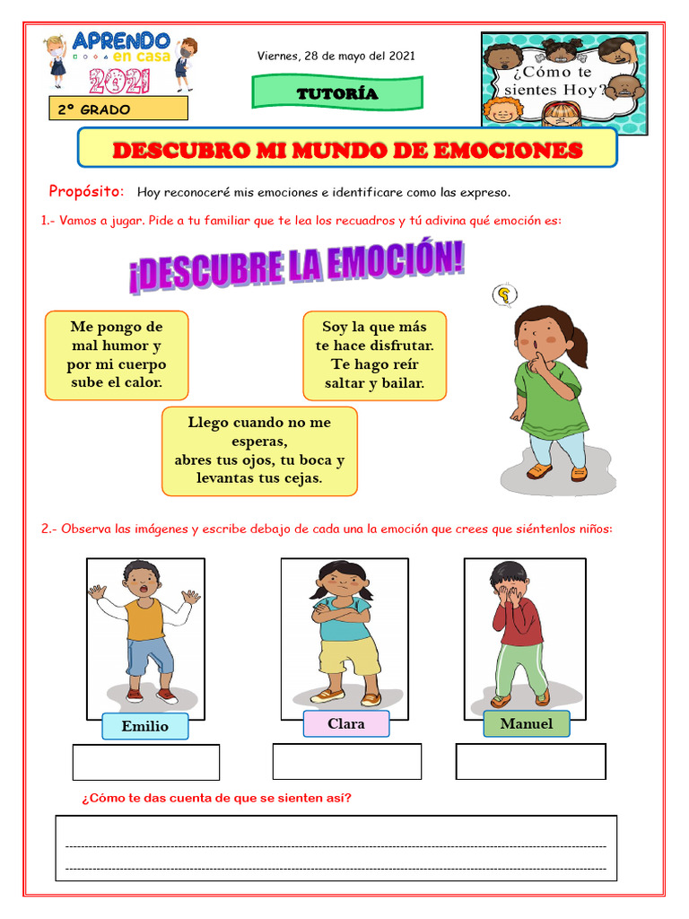 Reconocimiento de emociones en niños | PDF | Las emociones