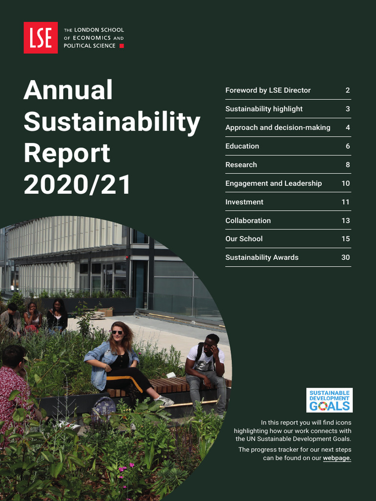 LSE Annual Sustainability Report 2020/21 | PDF | Climate Change ...
