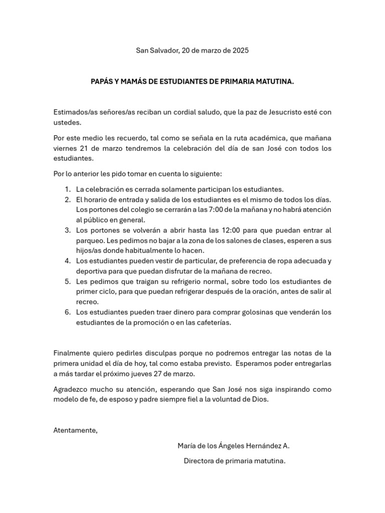 Informaci-N D-A de San Jos - 2025 | PDF