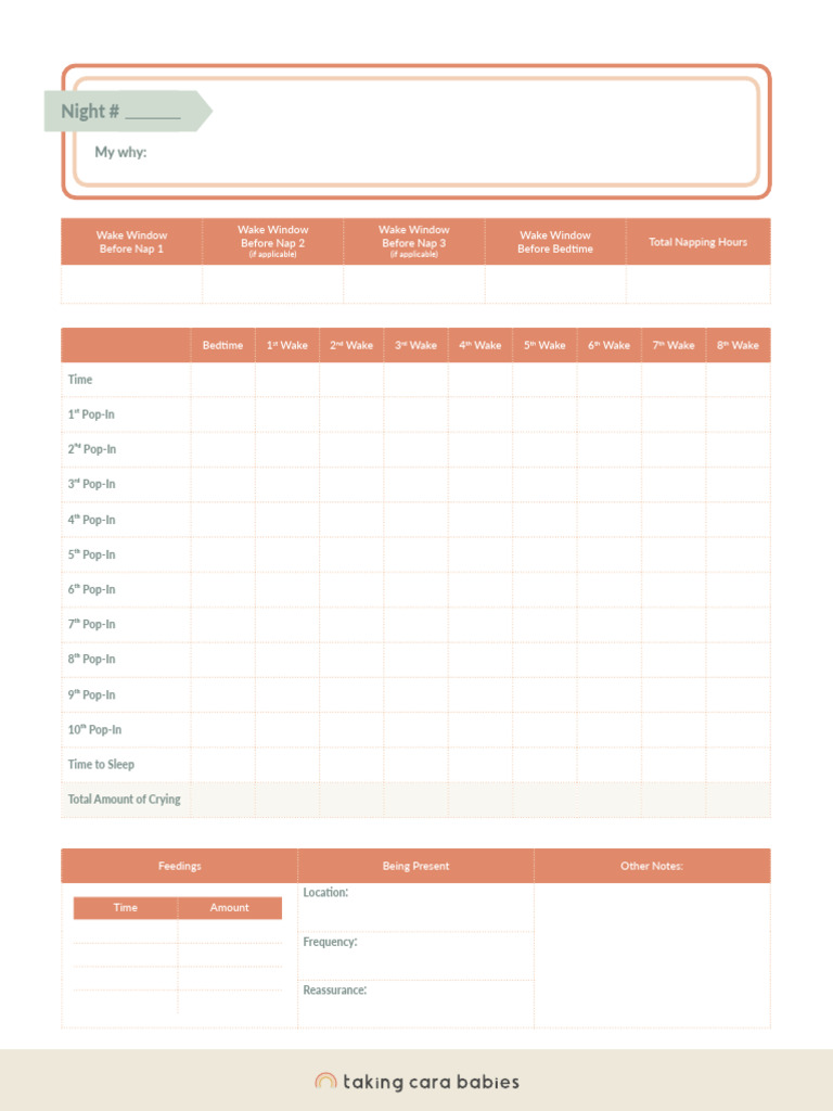 ABC Worksheets NightLogs Fillable V3 | PDF | Sleep | Military Operations