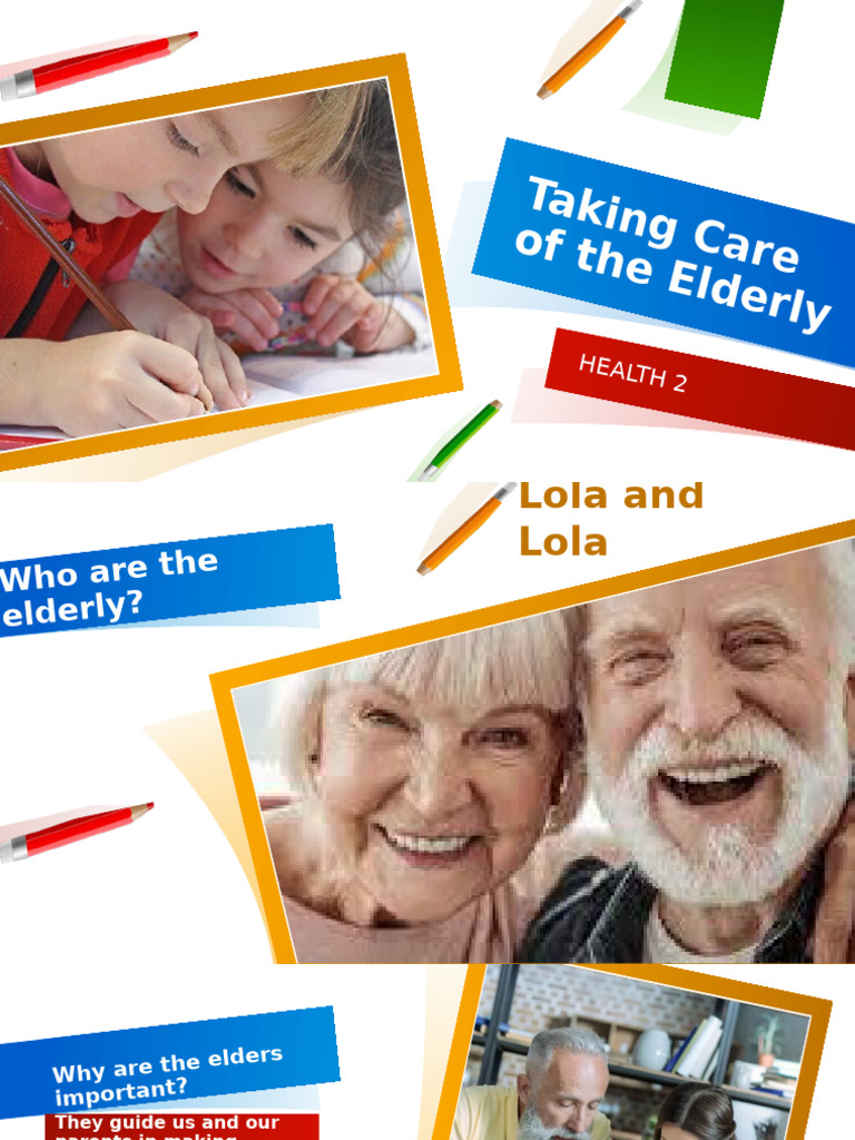 Taking Care of The Elderly | PDF