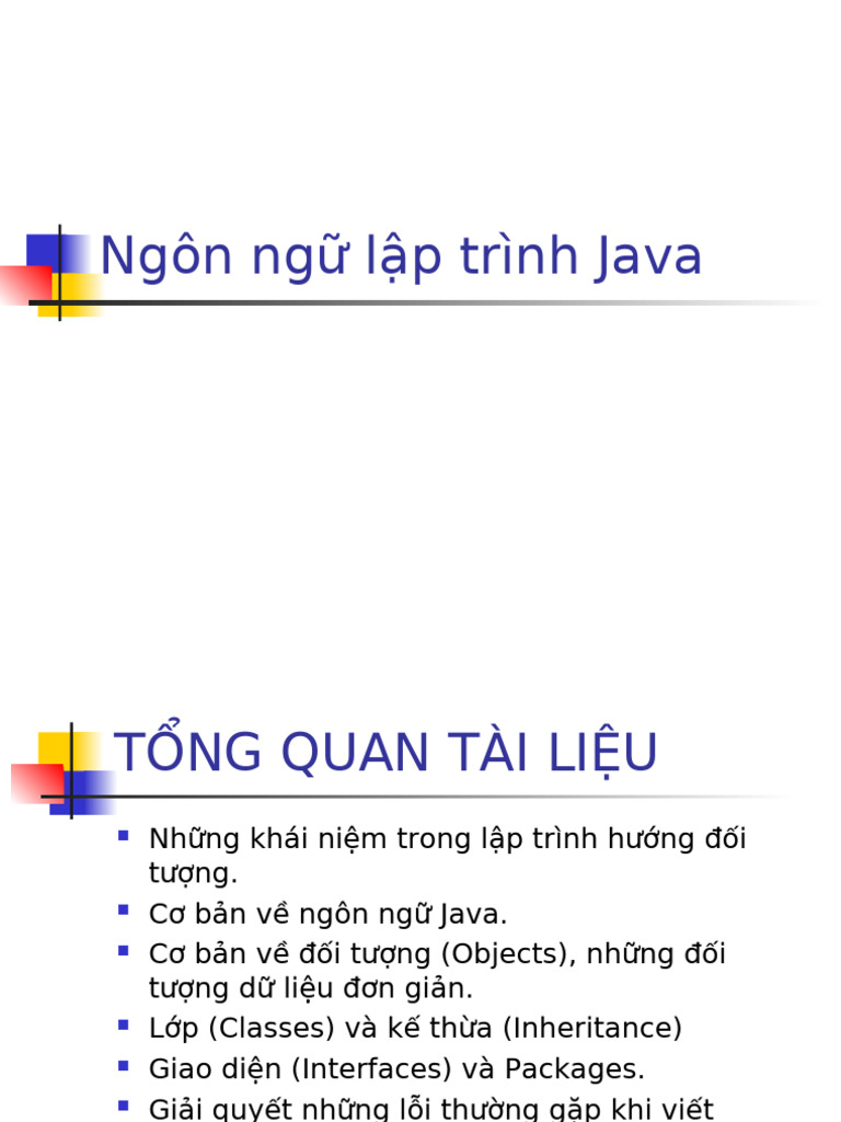 NG On Ngu Lap Trinh Java | PDF