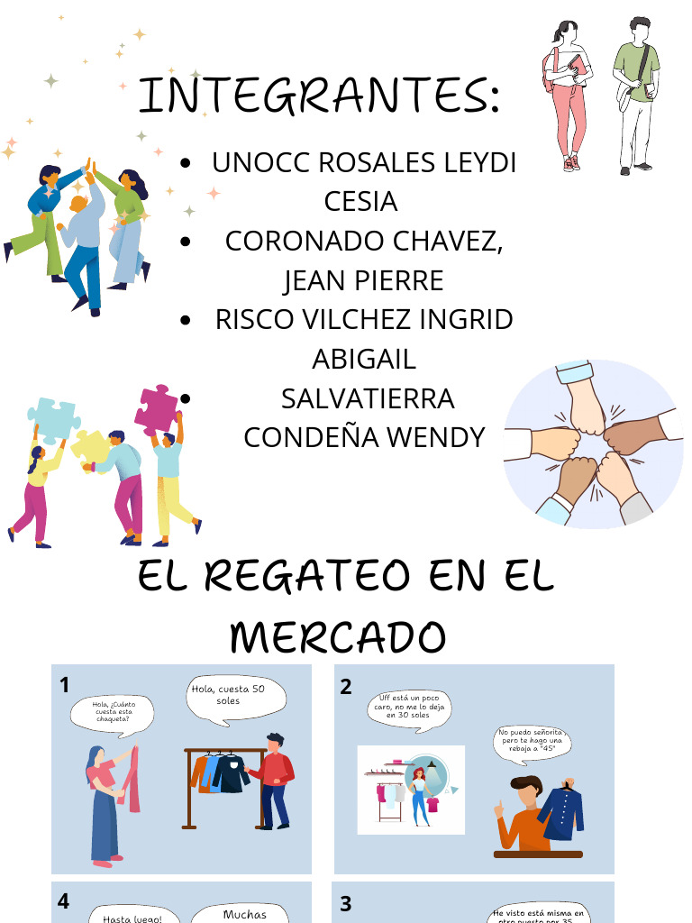 Everyday Math Visual Language Arts Comic Strip in Colorful Illustrative ...