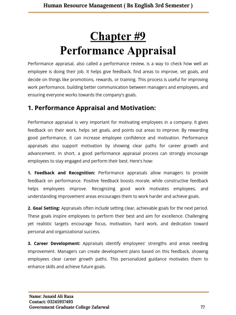 Understanding Performance Appraisal | PDF | Performance Appraisal ...