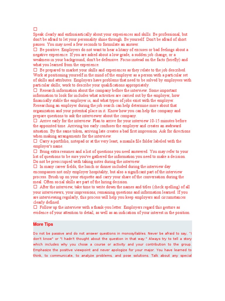 English | PDF | Interview | Conversation