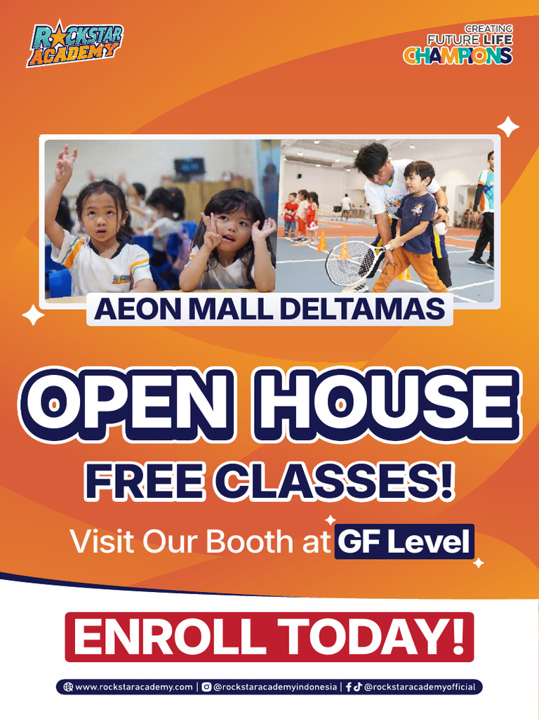 AEON Deltamas Open House Classes | PDF