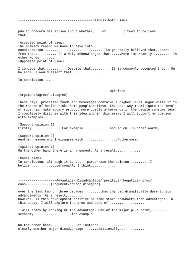 IELTS W2 Template | PDF