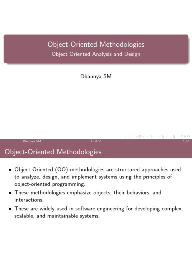 OO Methodologies | PDF | Unified Modeling Language | Use Case