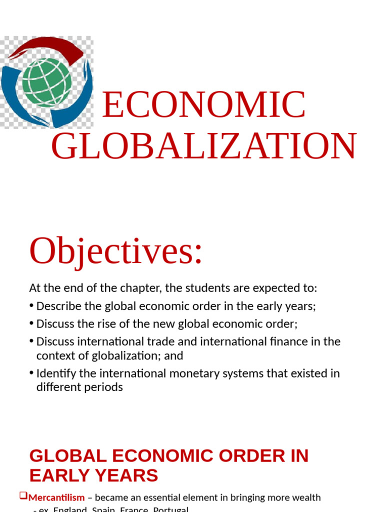 Understanding Economic Globalization | PDF | Tariff | Free Trade