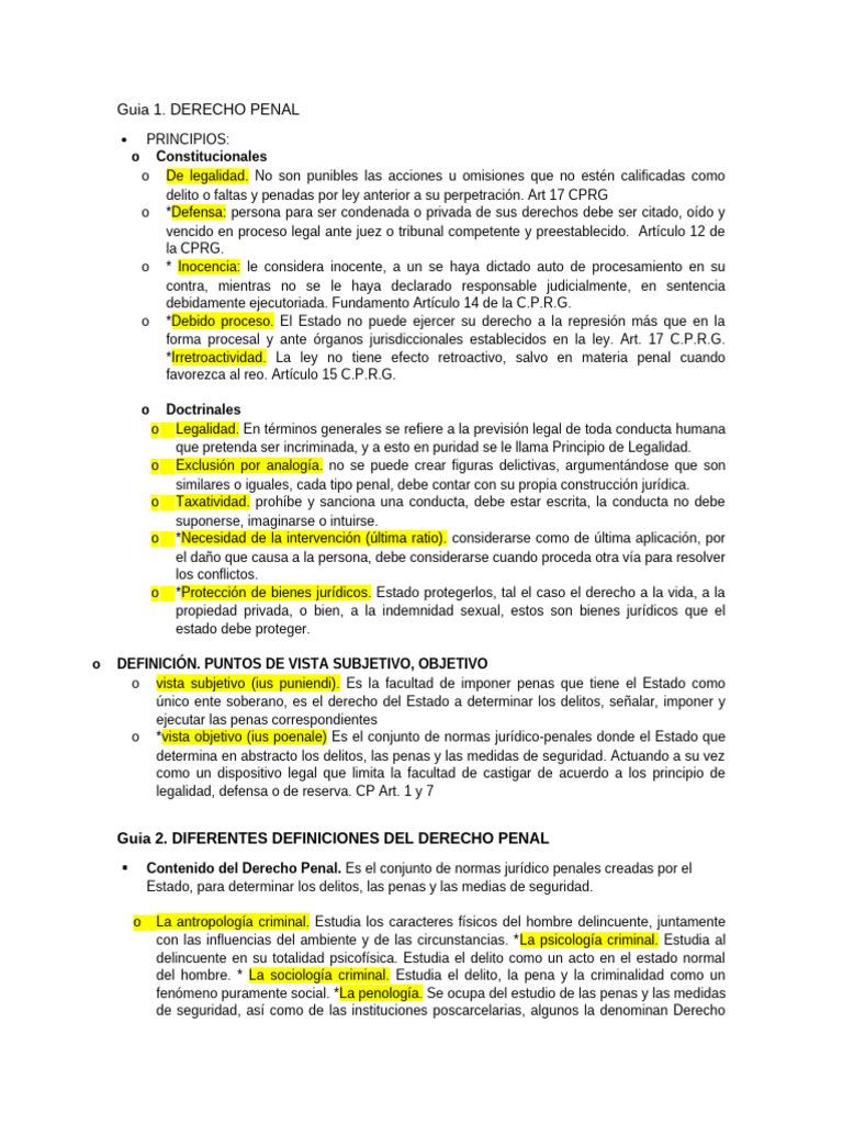 Pinal | PDF | Derecho penal | Debido al proceso
