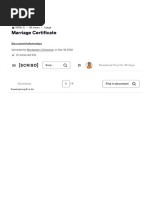 BI-130 Marriage Certificate | PDF