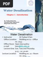 Desalination: Process Flow Diagrams | PDF | Desalination | Osmosis