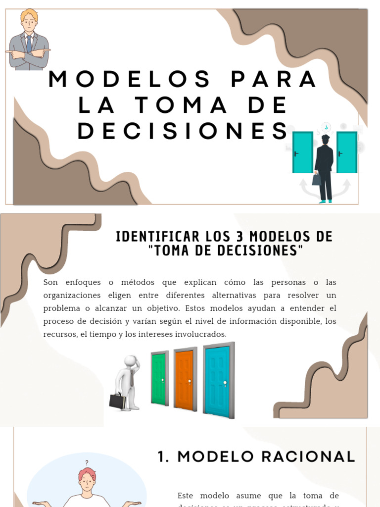 Modelos de Toma de Decisiones | PDF | Racionalidad | Toma de decisiones