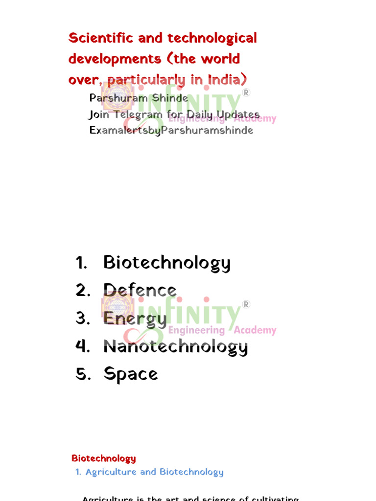 Advances in Biotechnology and Defence | PDF | Biotechnology | Genetic ...