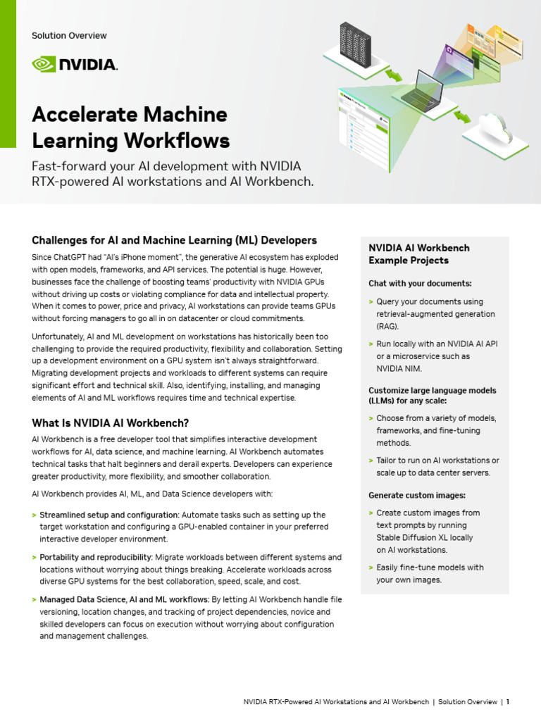 NVIDIA AI Workbench Overview and Benefits | PDF | Graphics Processing ...