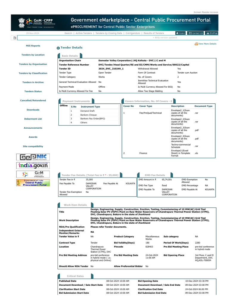 Government Eprocurement System | PDF