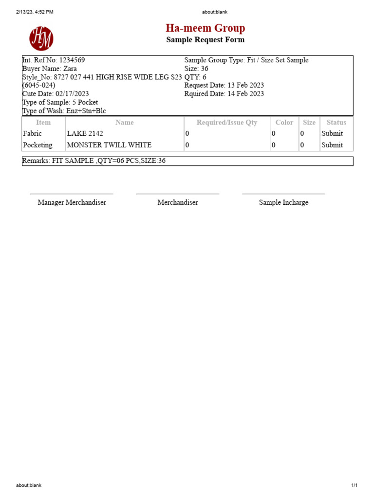 13.2.23 8727 027 441 Fit Sample | PDF