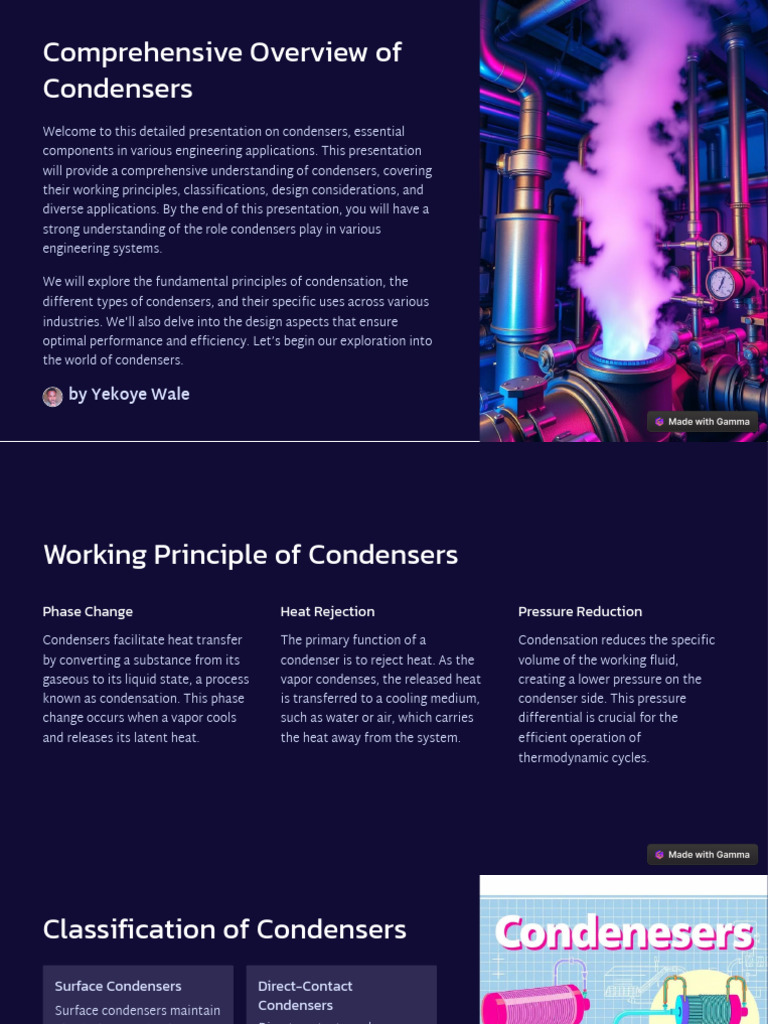 Air-Cooled Condenser Overview | PDF | Engineering Thermodynamics ...