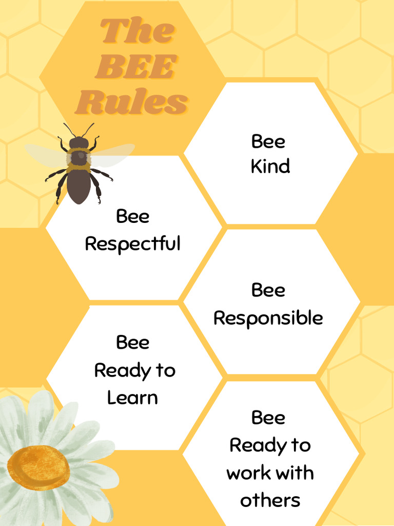 Bee Rules for Positive Behavior | PDF