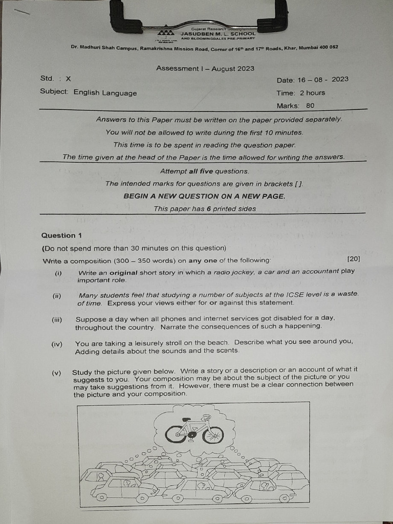 english language paper 23 24 (1) | PDF