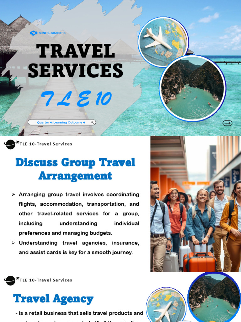 Q4 - TS Lesson 5 Group Travel Arrangement | PDF | Insurance | Service ...