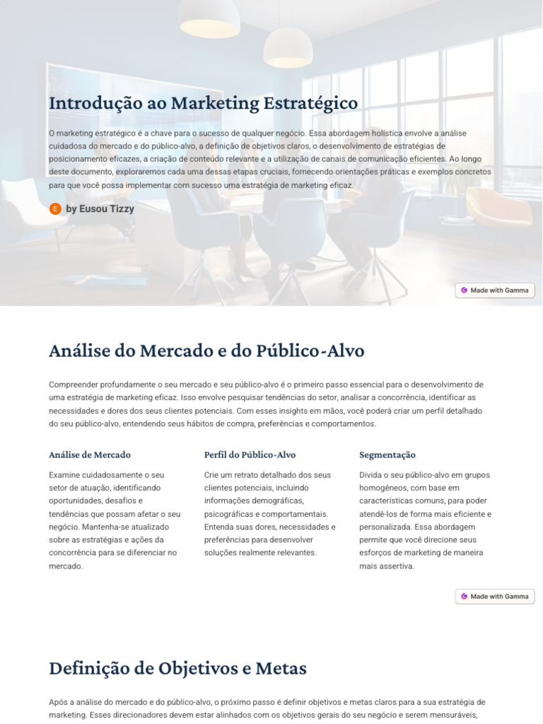 Guia Completo de Marketing Estratégico | PDF | Marketing | Segmentação ...