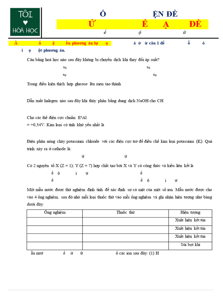 Thi Thu Online de So 01 | PDF