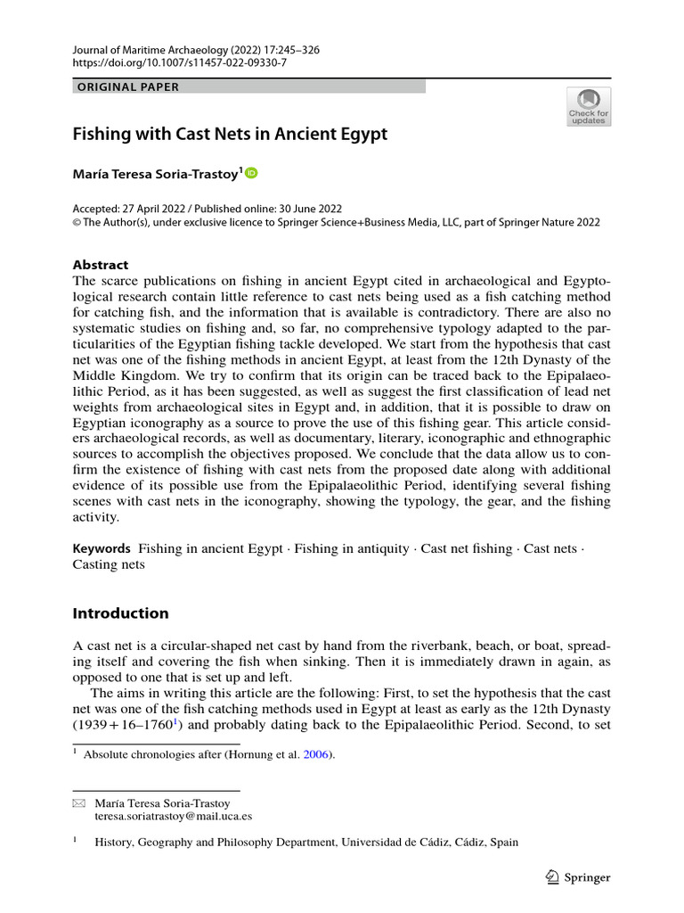 Fishing With Cast Nets) | PDF