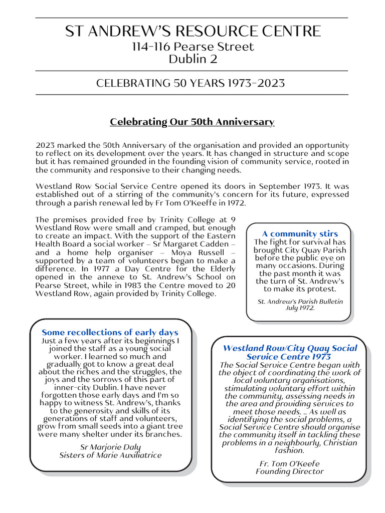 50th Anniversary Draft | PDF