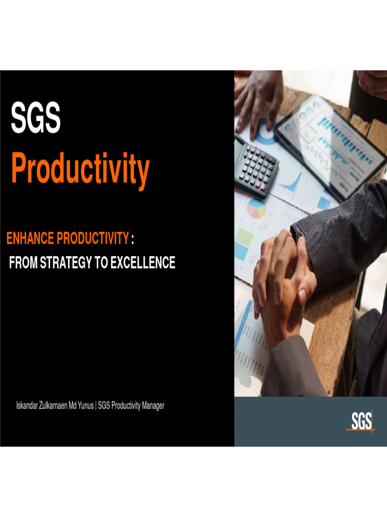 SGS Productivity Solutions Overview | PDF | Business Economics | Business