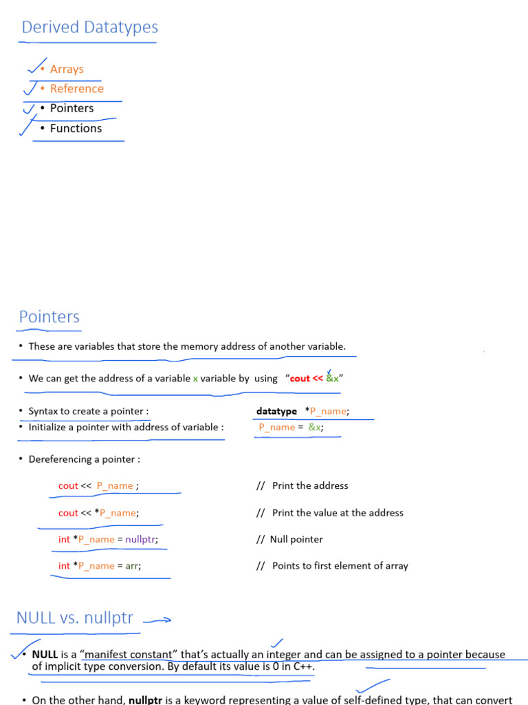 Understanding Derived Data Types | PDF | Pointer (Computer Programming ...