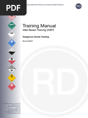 2024 Dangerous Goods Training Manual | PDF | Dangerous Goods | Cargo