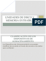 Unidades de Disco y Memoria Extraíble PARCIAL 1