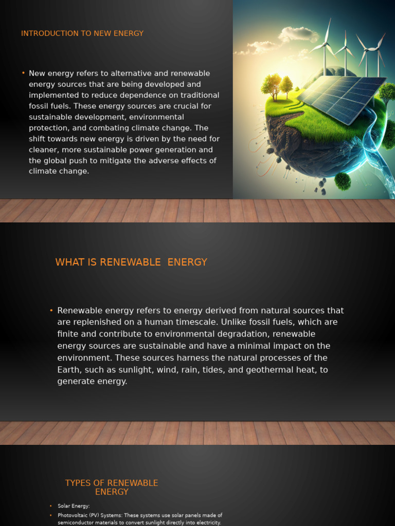 Overview of Renewable Energy Sources | PDF | Renewable Energy | Wind Power