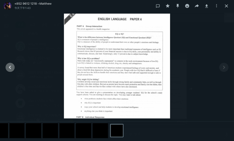 2025 DSE English Paper 4 Speaking Guide | PDF