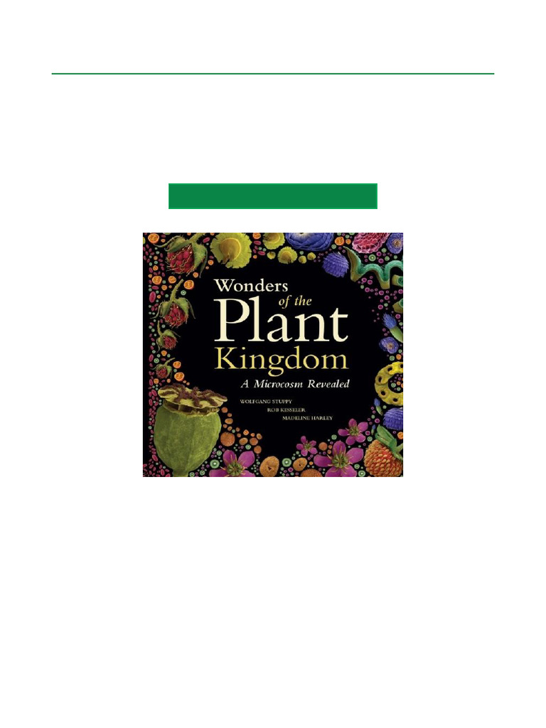 Wonders of the Plant Kingdom Book Download | PDF
