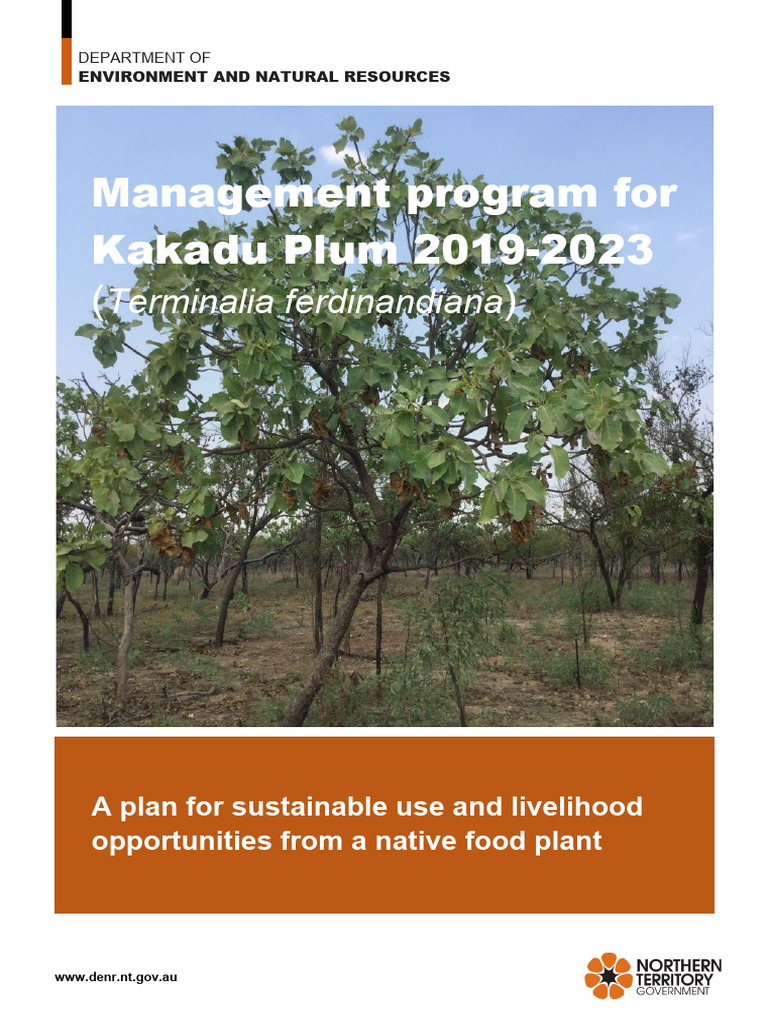 Kakadu Plum Tree Management Program 2019 2023 | PDF | Savanna | Eucalyptus